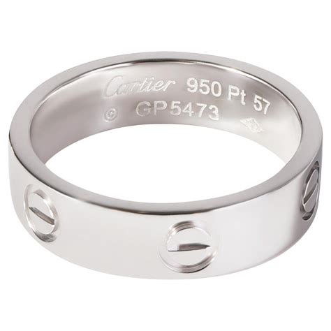 Cartier Platinum PT950 Love Ring 